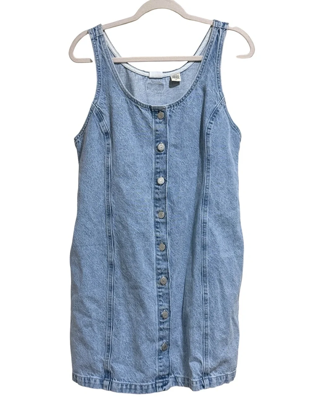 🌟 Levi's Tuli Denim Mini Dress Size Large‎ Blue Jean Dress